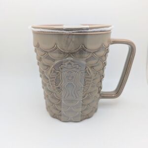 Starbucks Asia Ceramic Scale Mug And Strainer Set BNWT
